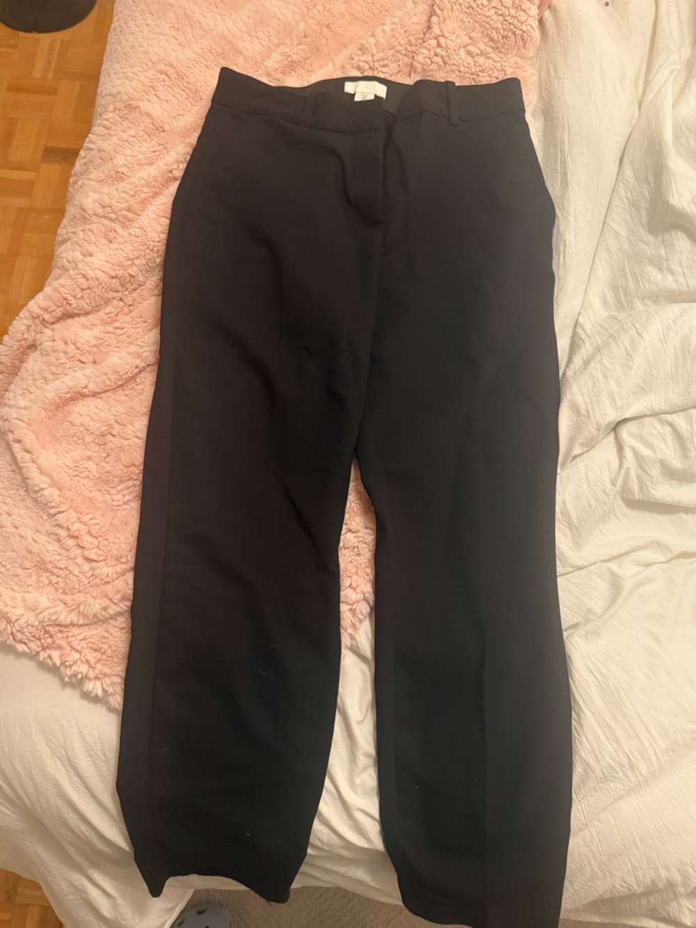 H&M Black Wide-Leg Women's Pants